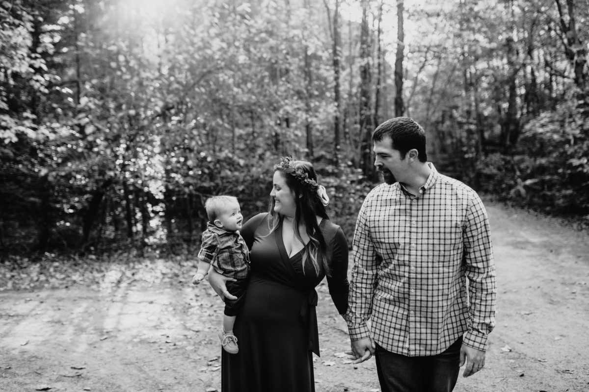 fall family session at killens pond state park