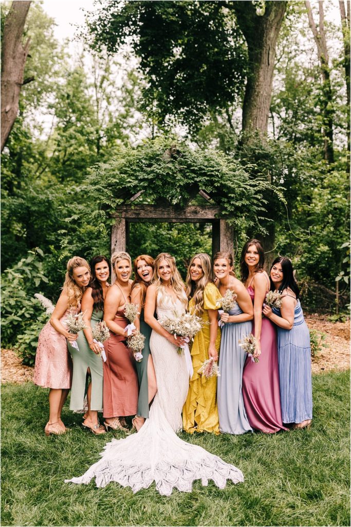mismatched bridesmaids dresses