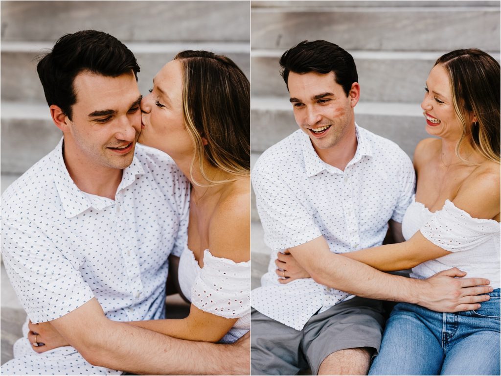 old city engagement photos
