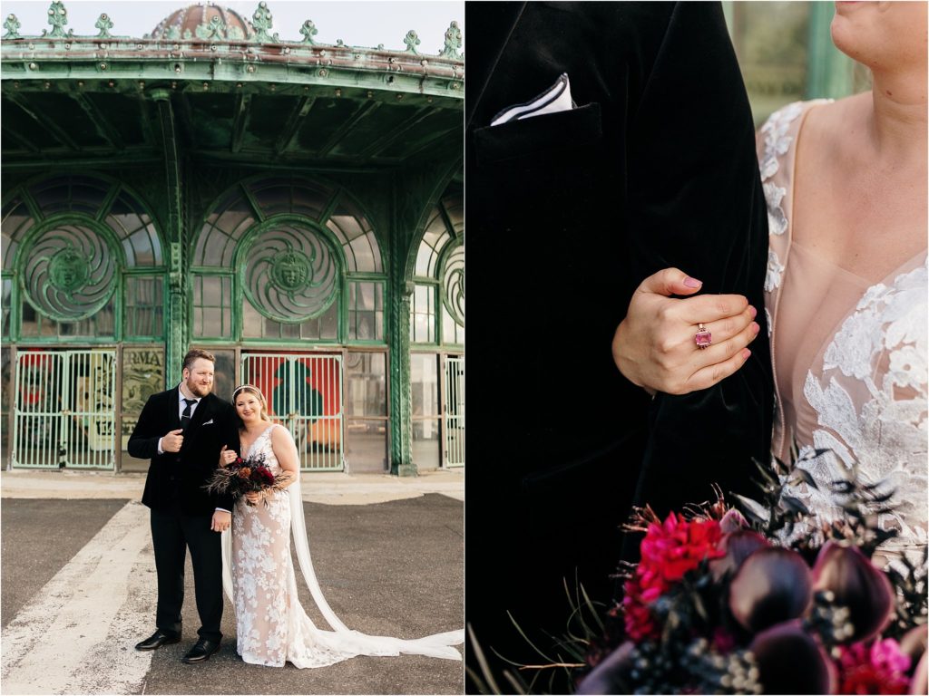 asbury park carousel house wedding photos