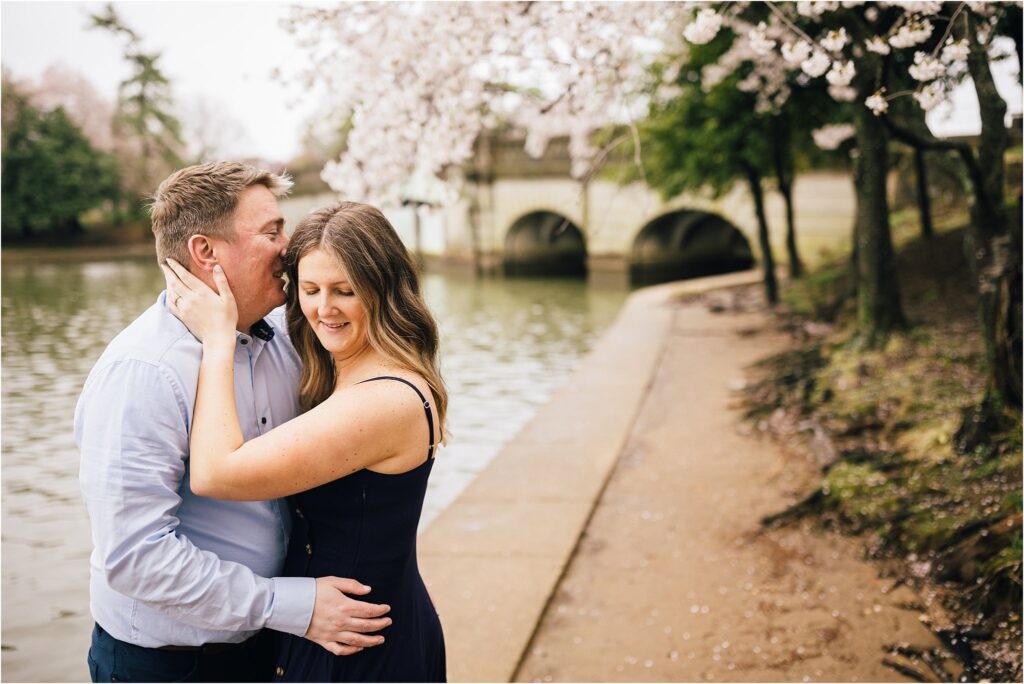 cherry blossom engagement sessions